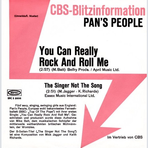 7", Single, Promo Pan's People - You Can Really Rock And Roll Me