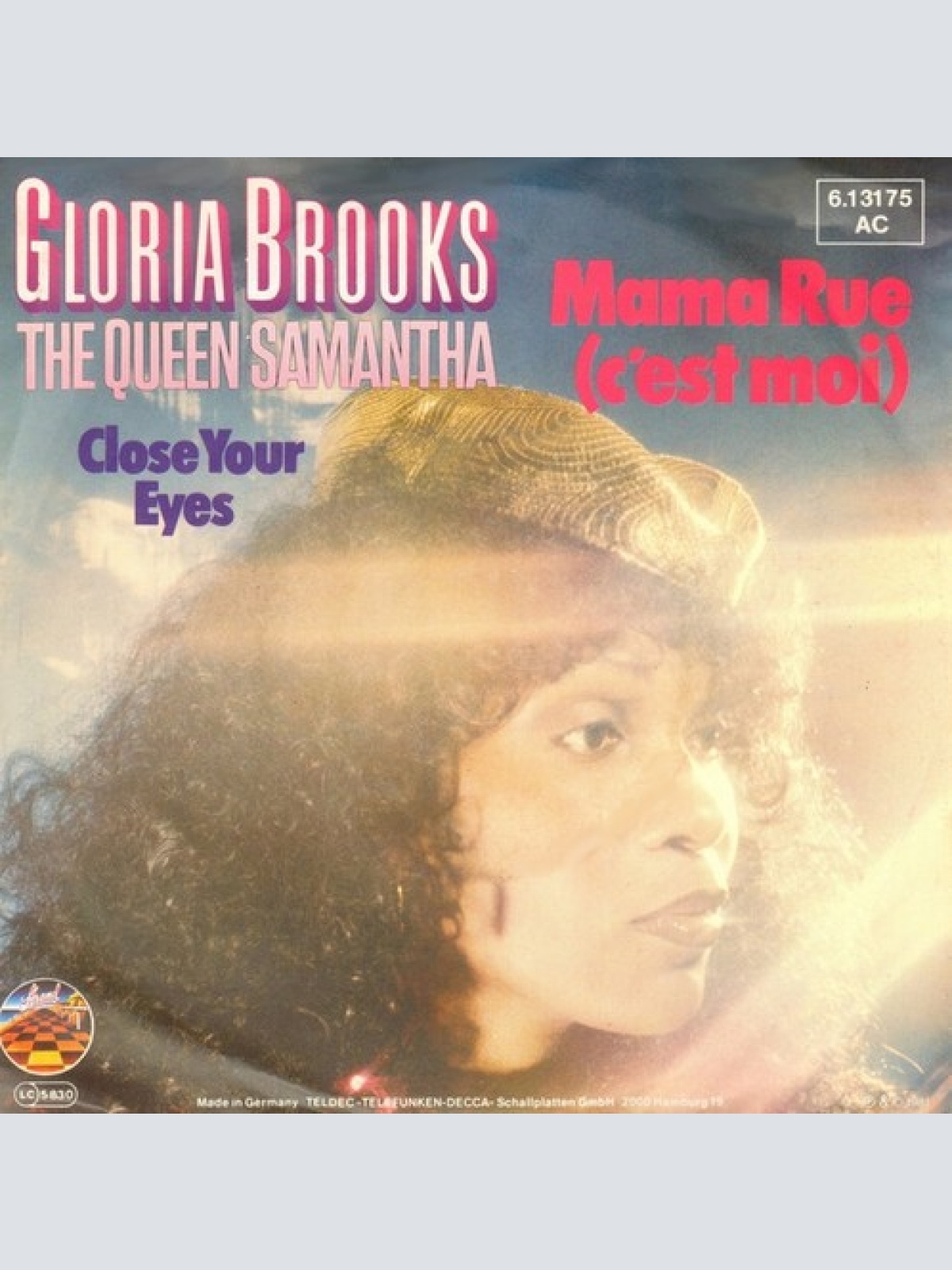 7", Promo Gloria Brooks - Mama Rue (C'est Moi)