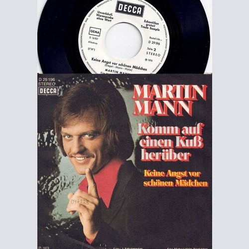 7", Single, Promo, whi Martin Mann - Komm Auf Einen Kuß Herüber