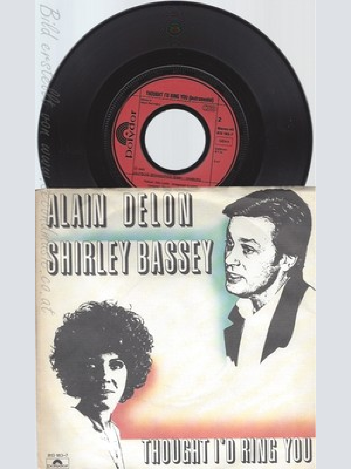 7" ALAIN DELON & SHIRLEY BASSEY