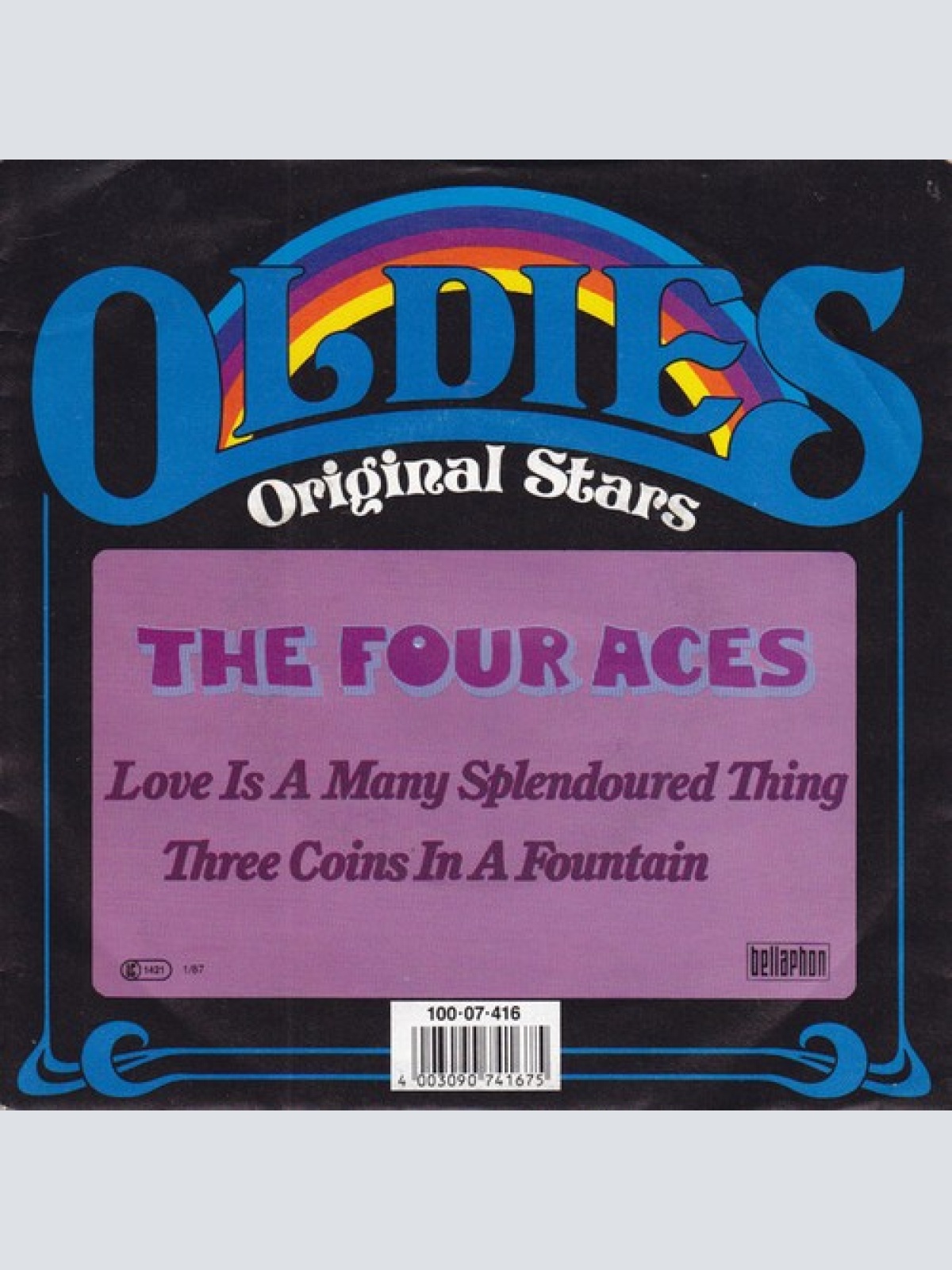 7", Single The Four Aces - Love Is A Many Splendored Thing / Three Coins In A...