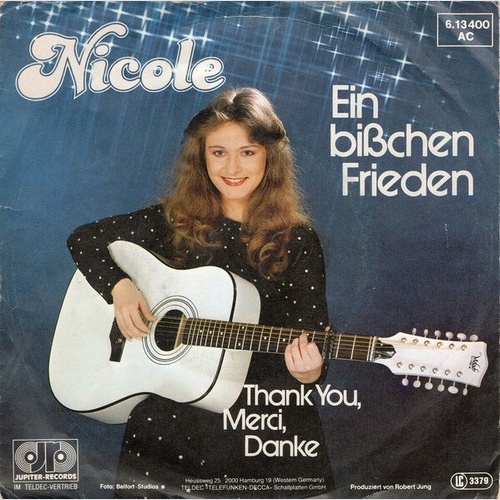 7", Single Nicole (2) - Ein Bißchen Frieden