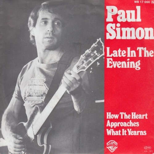 7", Single Paul Simon - Late In The Evening