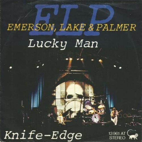 7", Single, RE Emerson, Lake & Palmer - Lucky Man / Knife-Edge