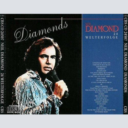 2xCD, Comp, RE Neil Diamond - Diamonds - 24 Welterfolge
