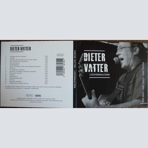 CD Dieter Vatter - Liedermacher