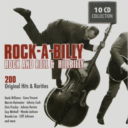 10xCD, Comp, Box Various - Rock-a-Billy Rock And Roll & Hillbilly
