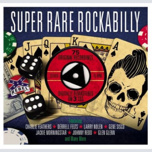 3xCD, Comp Various - Super Rare Rockabilly