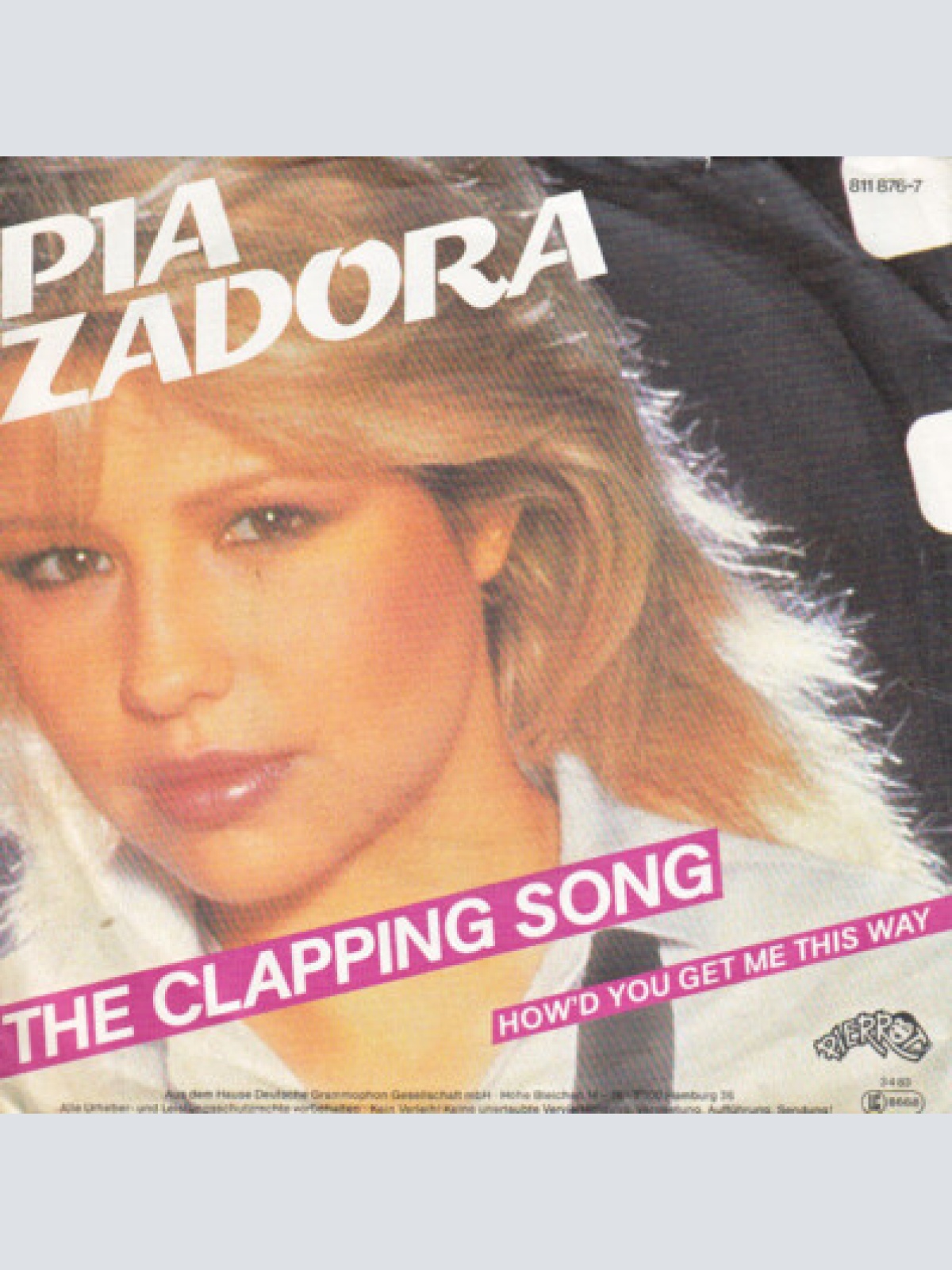 7", Single Pia Zadora - The Clapping Song