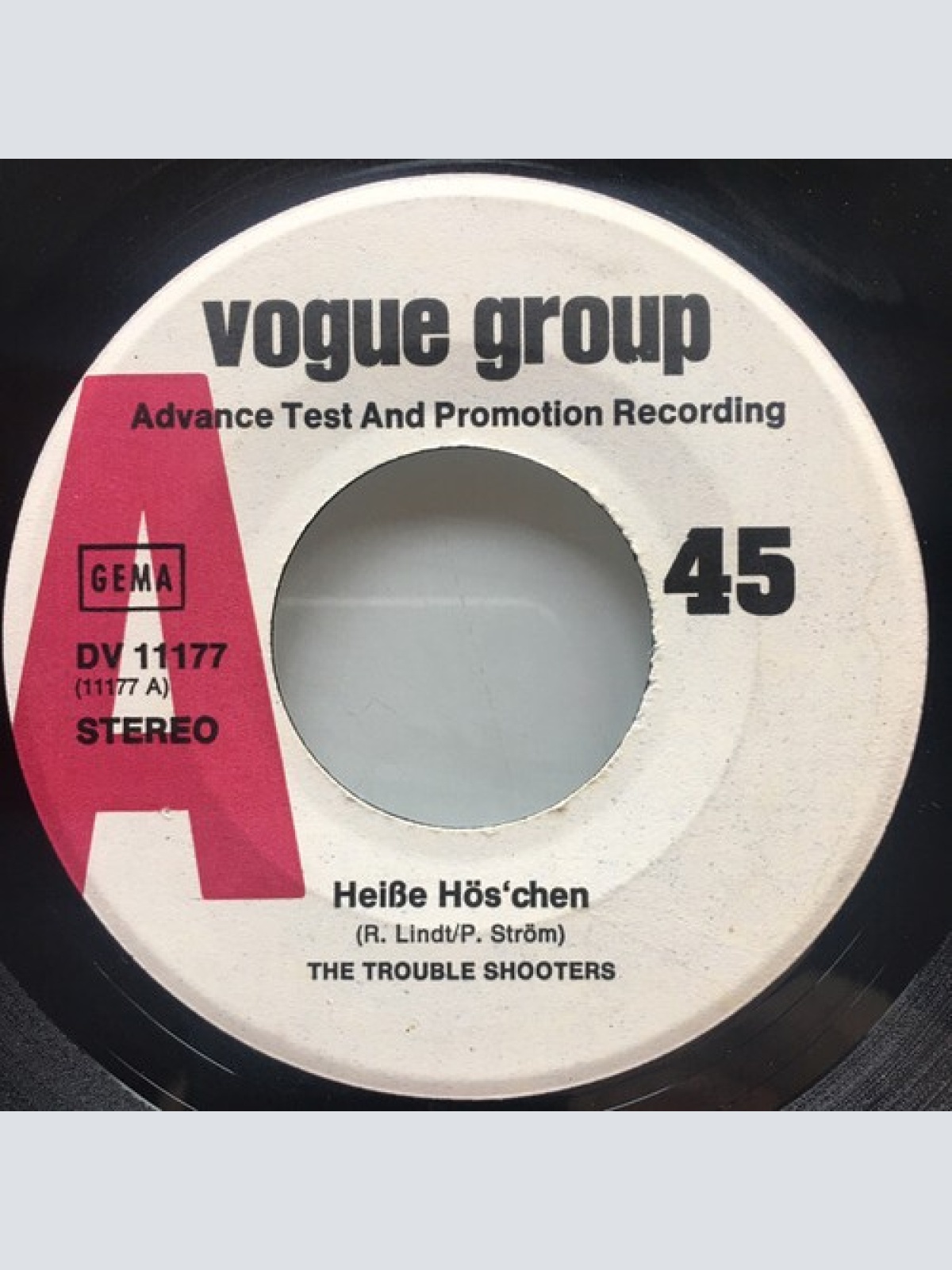 7", Single, Promo The Trouble Shooters - Heiße Hös'chen