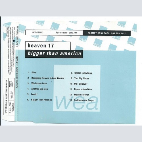 CD, Album, Promo Heaven 17 - Bigger Than America