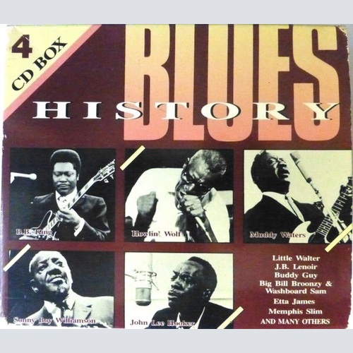 4xCD + Box, Comp, RP Various - Blues History