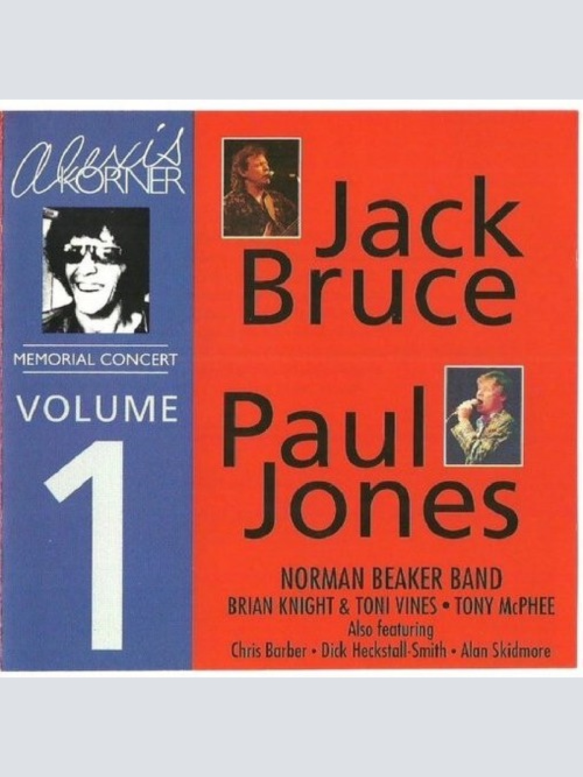 CD Various - Alexis Korner Memorial Concert Vol 1