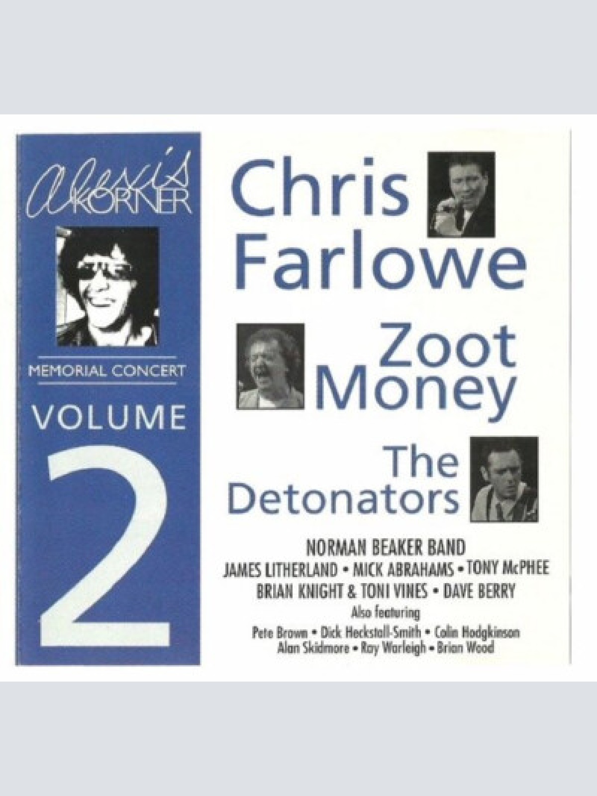 CD Various - Alexis Korner Memorial Concert Vol 2