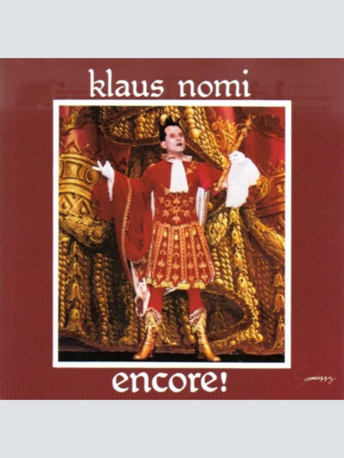 CD, Comp, RE Klaus Nomi - Encore!