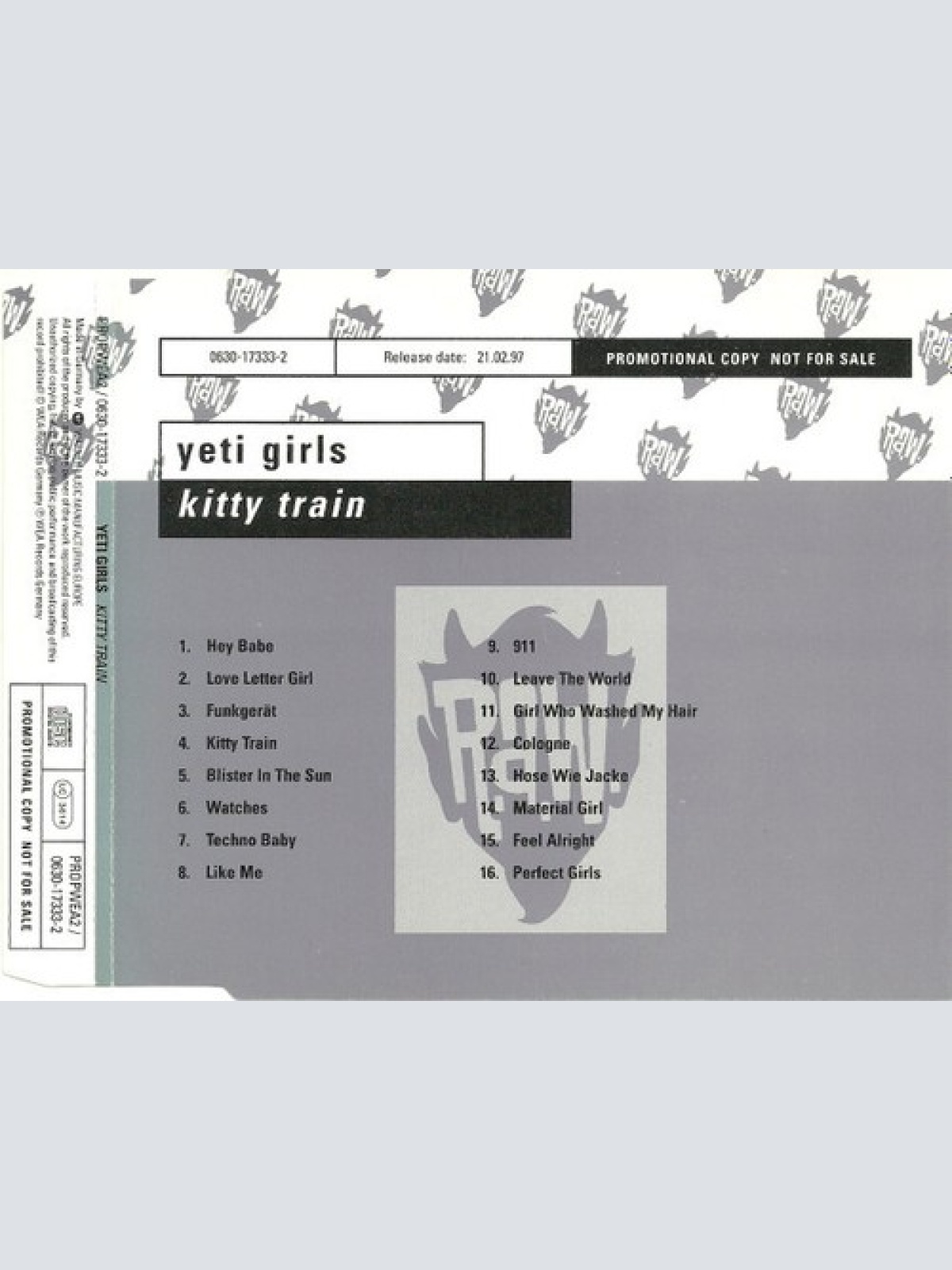 CD, Album, Promo Yeti Girls - Kitty Train