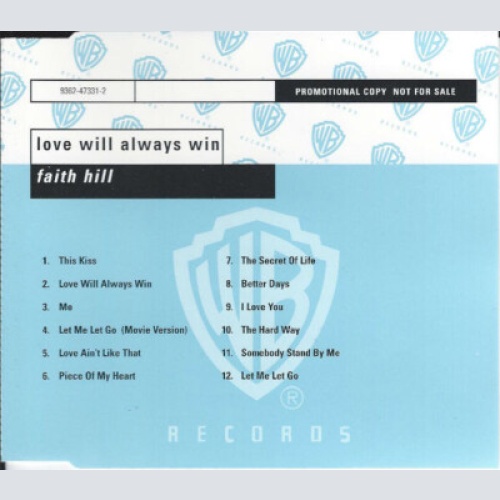 CD, Album, Promo Faith Hill - Love Will Always Win