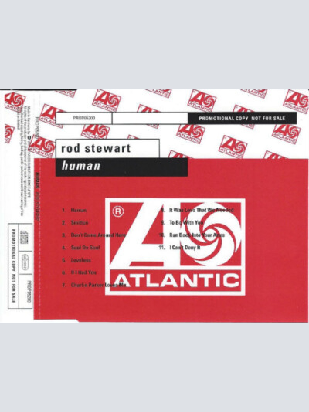 CD, Album, Promo Rod Stewart - Human