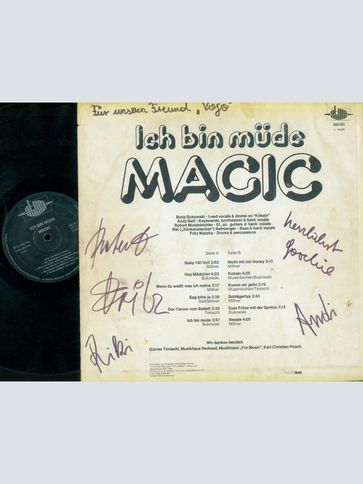 LP--Magic – Ich Bin Müde    signiert!!