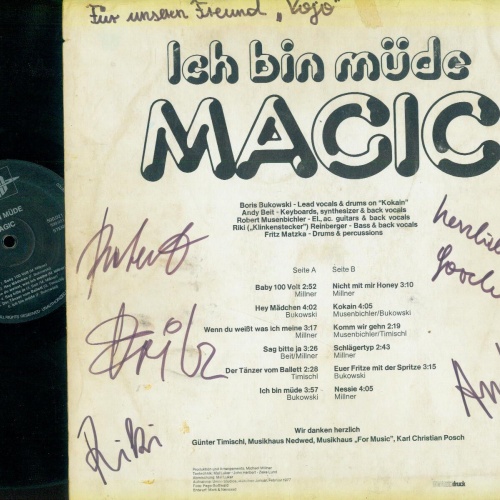 LP--Magic – Ich Bin Müde    signiert!!