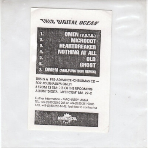 CD, Promo This Digital Ocean - Digital Mysticism