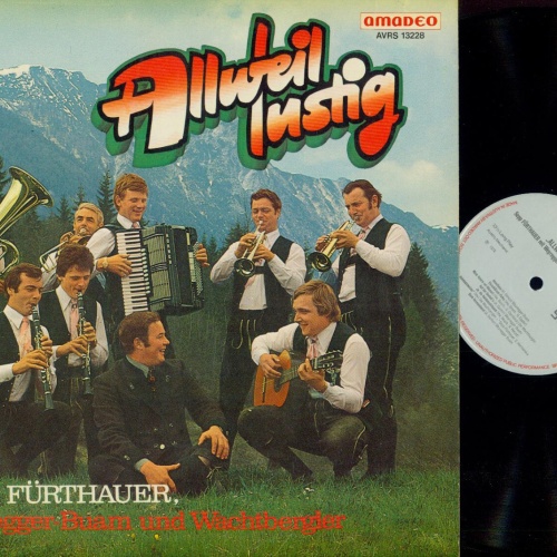 LP--Allweil Lustig    Sepp Fürthauer