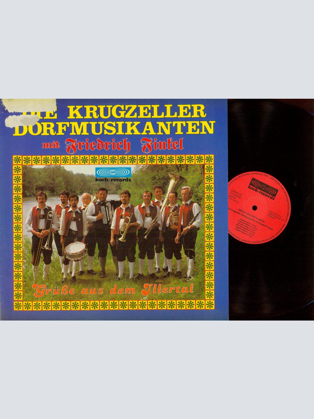 LP--Die Krugzeller Dorfmusikanten    Grüße aus dem Illertal