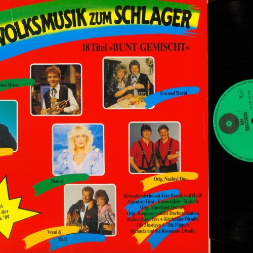 LP--über Volksmusik zum Schlager  Folge 2   VM Records