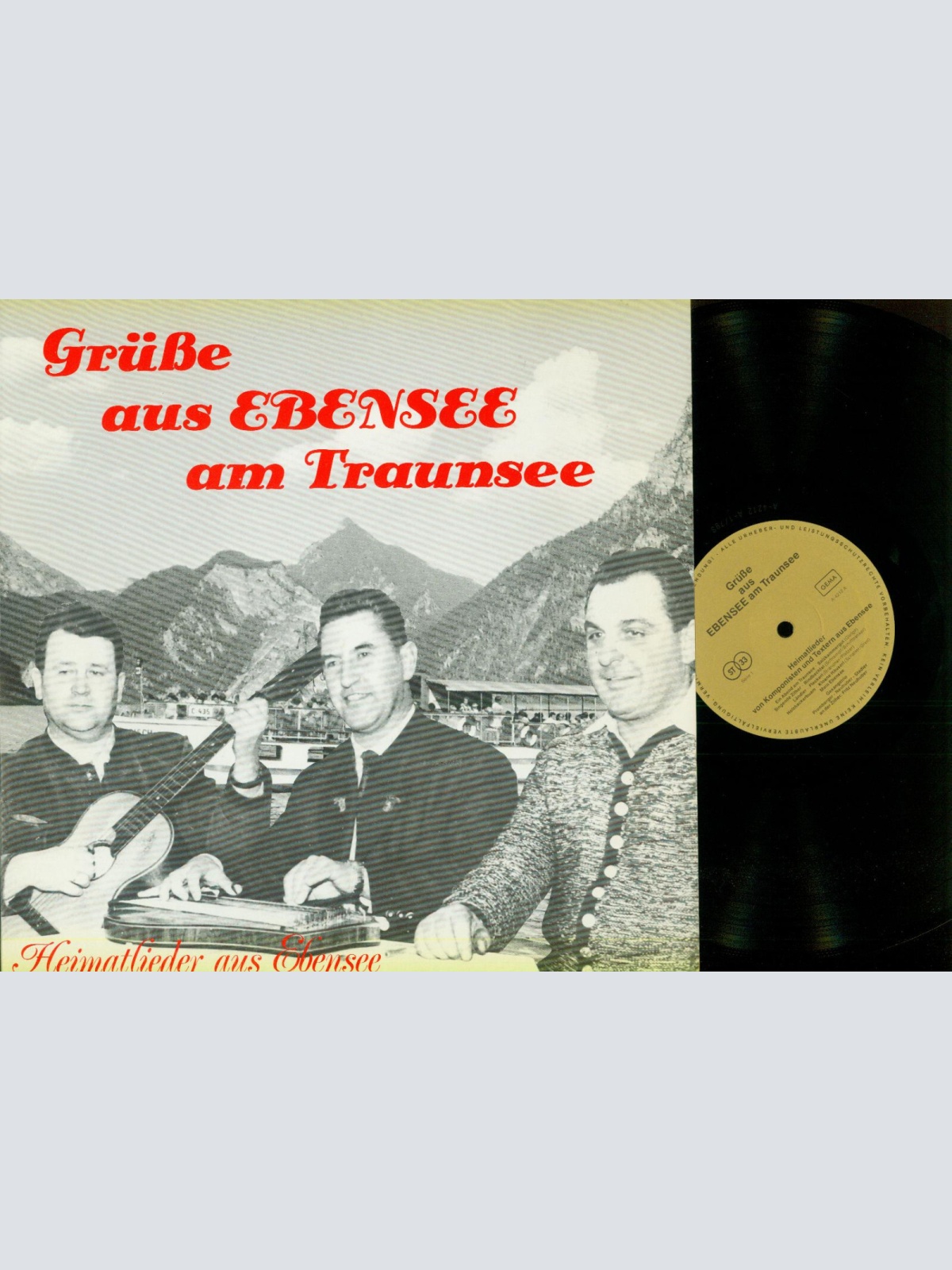 LP--Grüße aus Ebensee am Traunsee- Heimatlieder