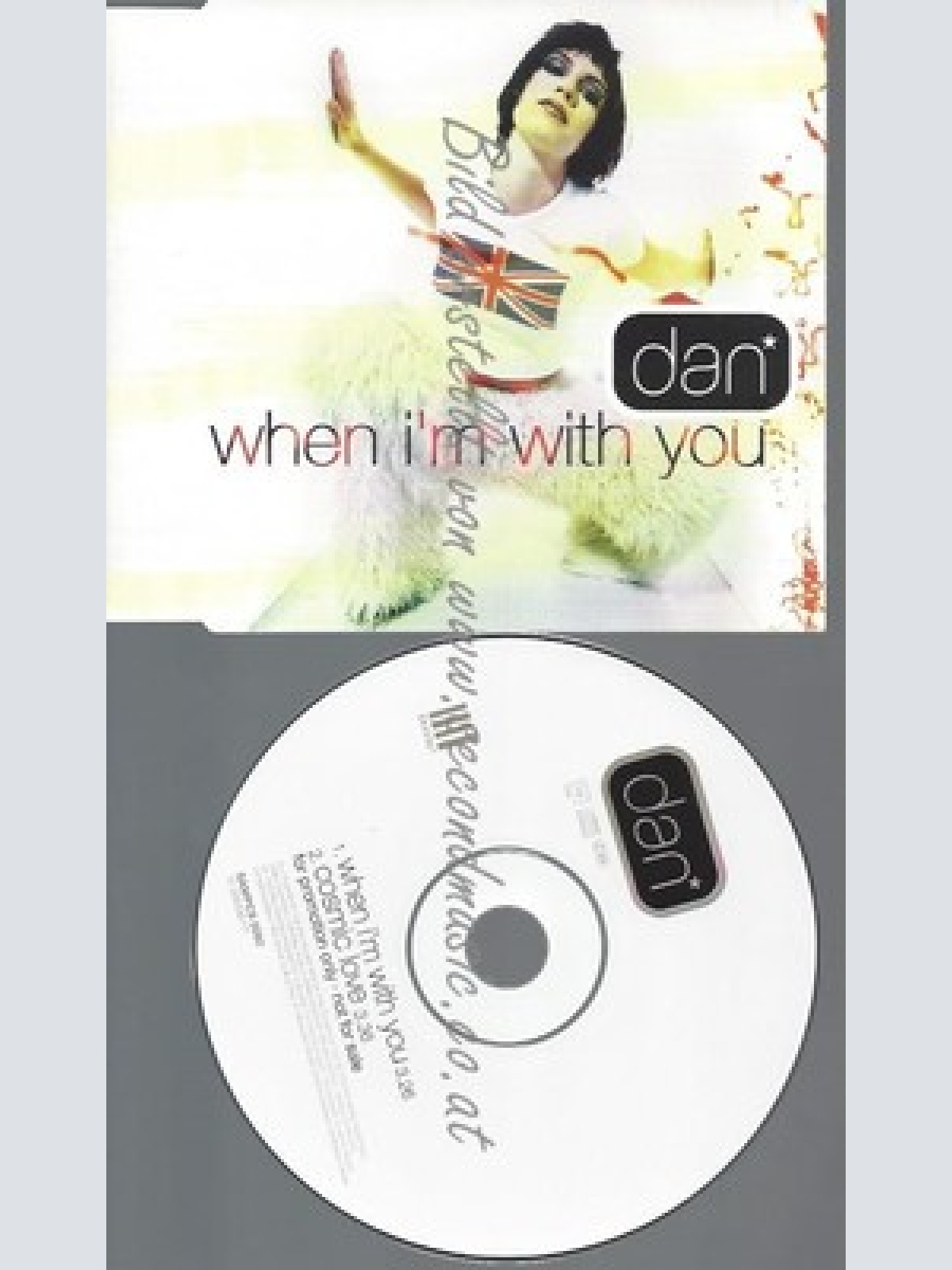CD--PROMO--DAN--WHEN I'M WITH YOU--2 TRACKS