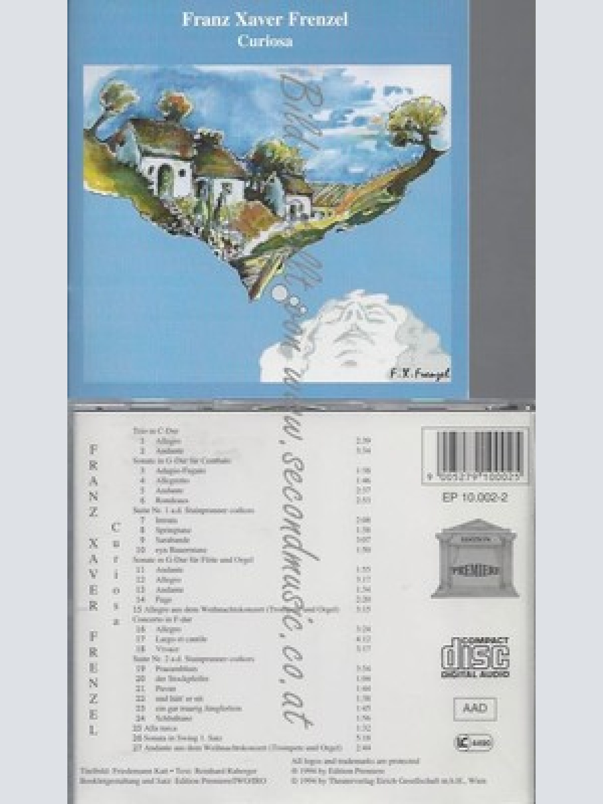 CD--FRANZ XAVER FRENZEL--CURIOSA