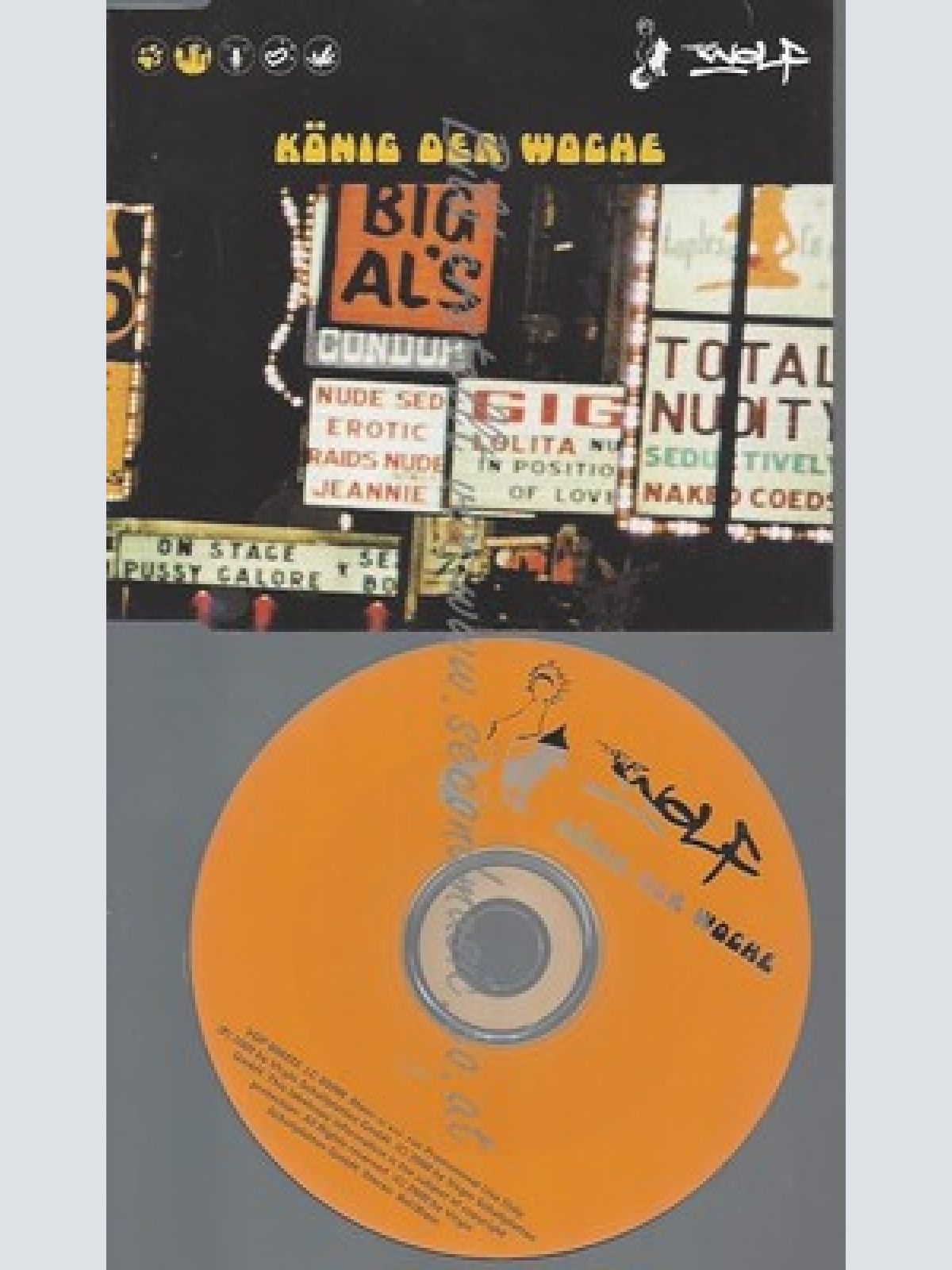 CD--PROMO--DER WOLF--KÖNIG DER WOCHE--3 TRACKS