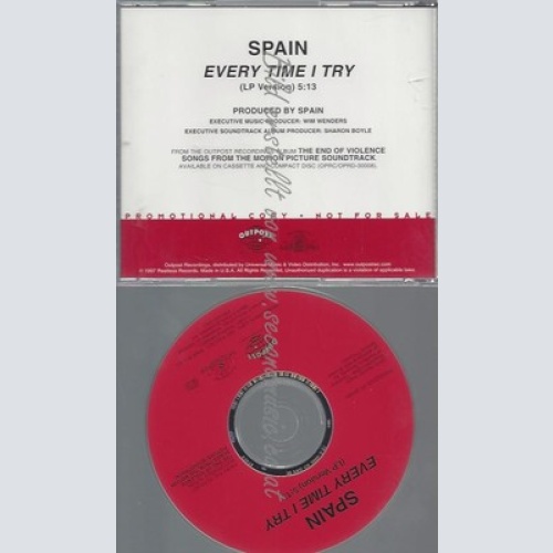 CD--PROMO--SPAIN--EVERY TIME I TRY--1TRACK