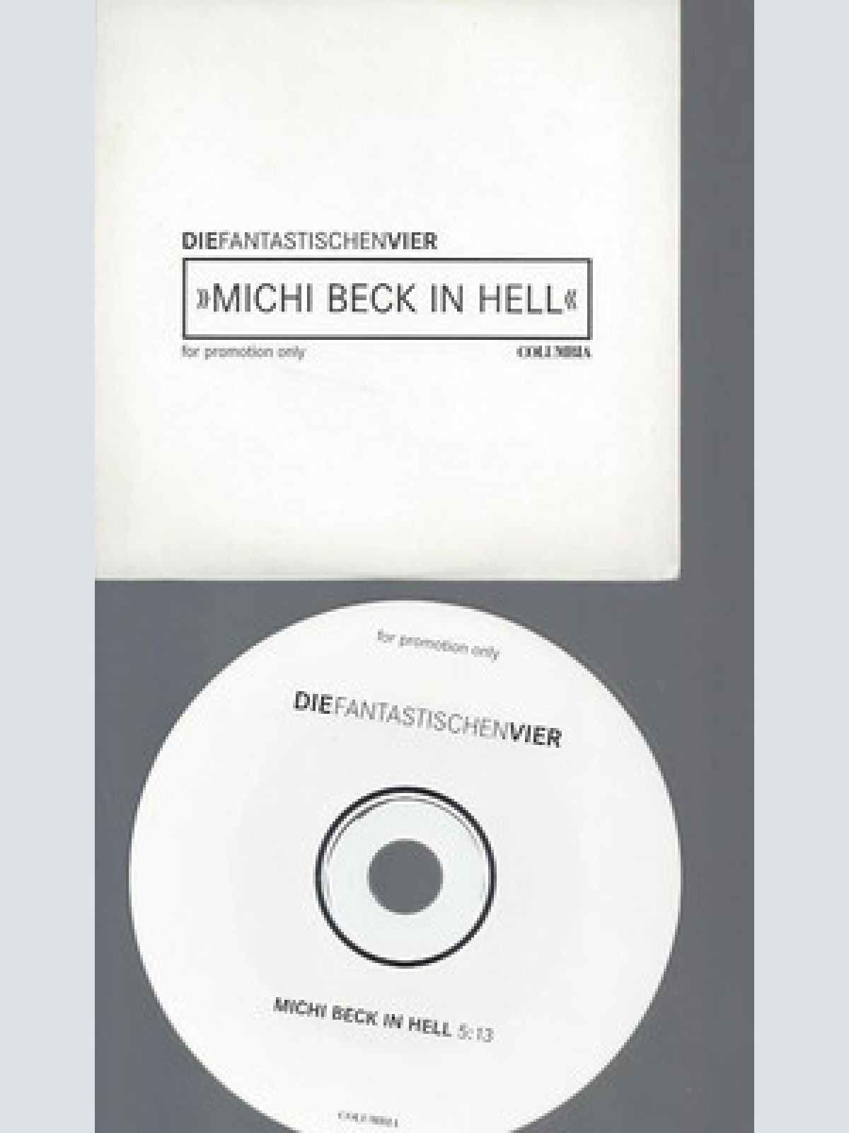 CD--PROMO--DIE FANTASTISCHEN VIER--MICHI BECK IN HELL