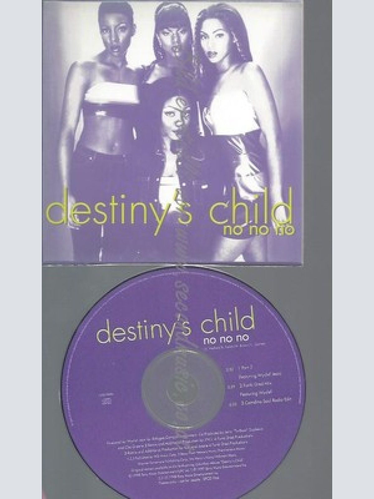 CD--PROMO--DESTINYS CHILD --NO NO NO--3 TRACKS