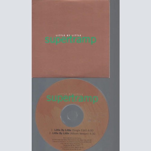 CD--PROMO--SUPERTRAMP--LITTLE BY LITTLE
