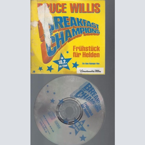 CD--AUDIO PRESS KIT--BRUCE WILLIS--BREAKFAST CHAMPIONS--FRUEHSTUECK BEI HELDEN