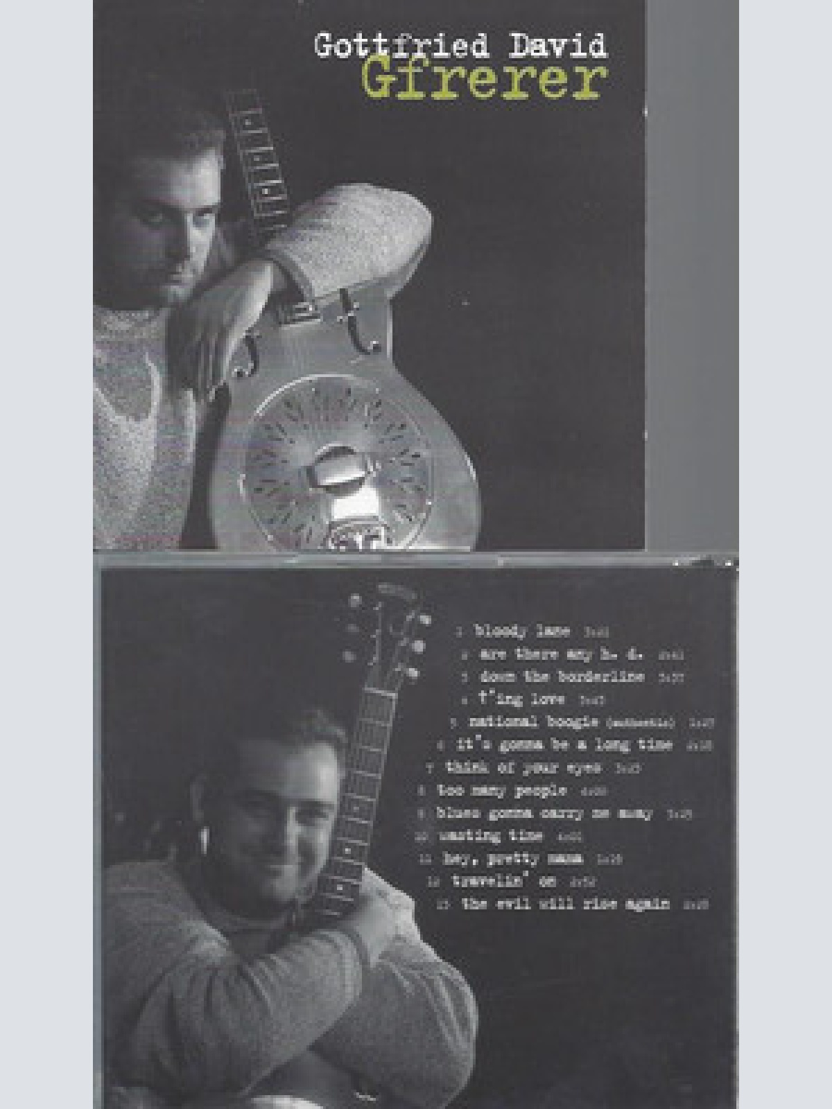 CD--GOTTFRIED DAVID GFERER