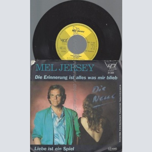 7"MEL JERSEY--DIE ERINNERUNG IST ALLES WAS MIR BLIEB
