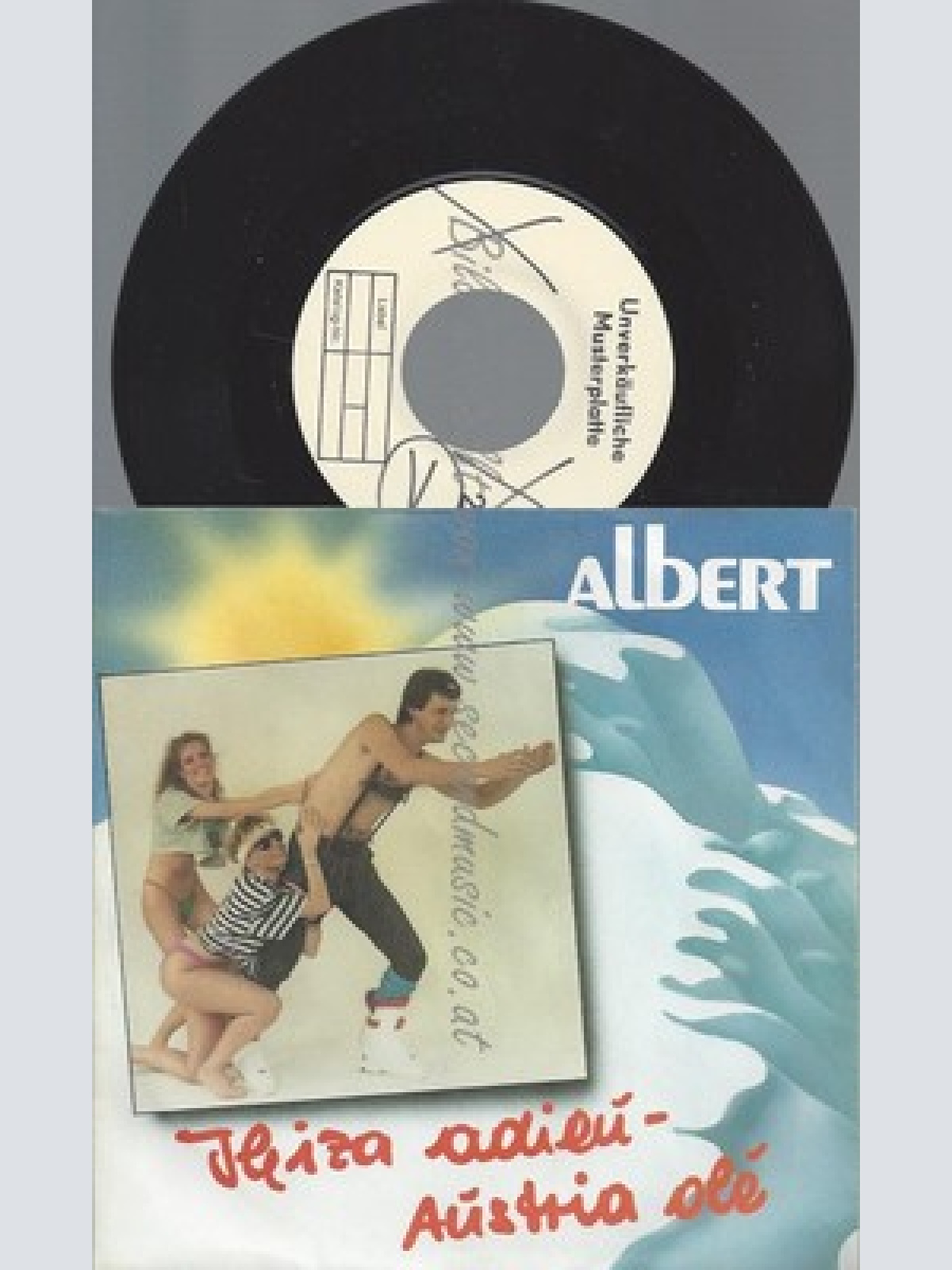 7"ALBERT--IBIZA ADIEU AUSTRIA OLE--MUSTERPLATTE
