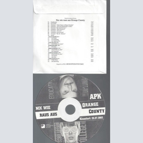 CD--RADIO-AUDIO PRESSKIT-PROMO-NIX WIE RAUS AUS ORANGE COUNTY