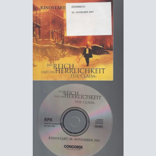 CD--AUDIO PRESS KIT-PROMO-DAS REICH UND DIE HERRLICHKEIT--THE CLAIM