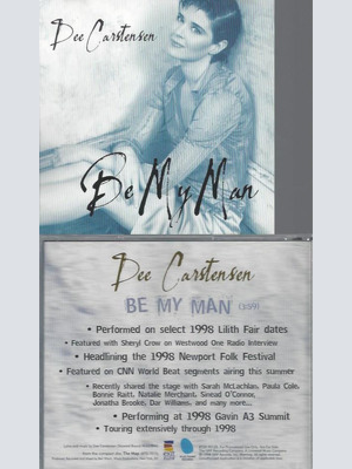 CD--PROMO--DEE CARSTENSEN--BE MY MAN
