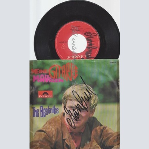 7"THE BEATNIKS--MEINE GITARRE--COVER UND LABEL BESCHRIFTET
