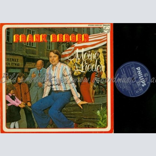 LP--FRANK BERGEN--MEINE LIEDER--MIT AUTOGRAMM