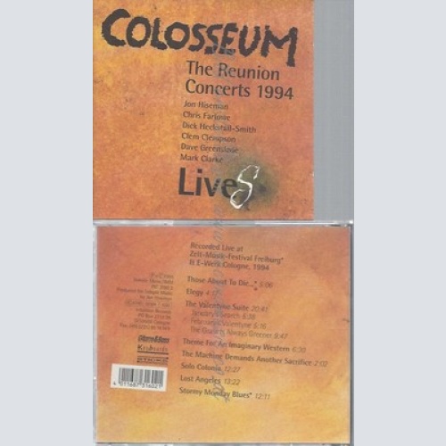 CD--COLOSSEUM -- -- REUNION CONCERTS'94 --