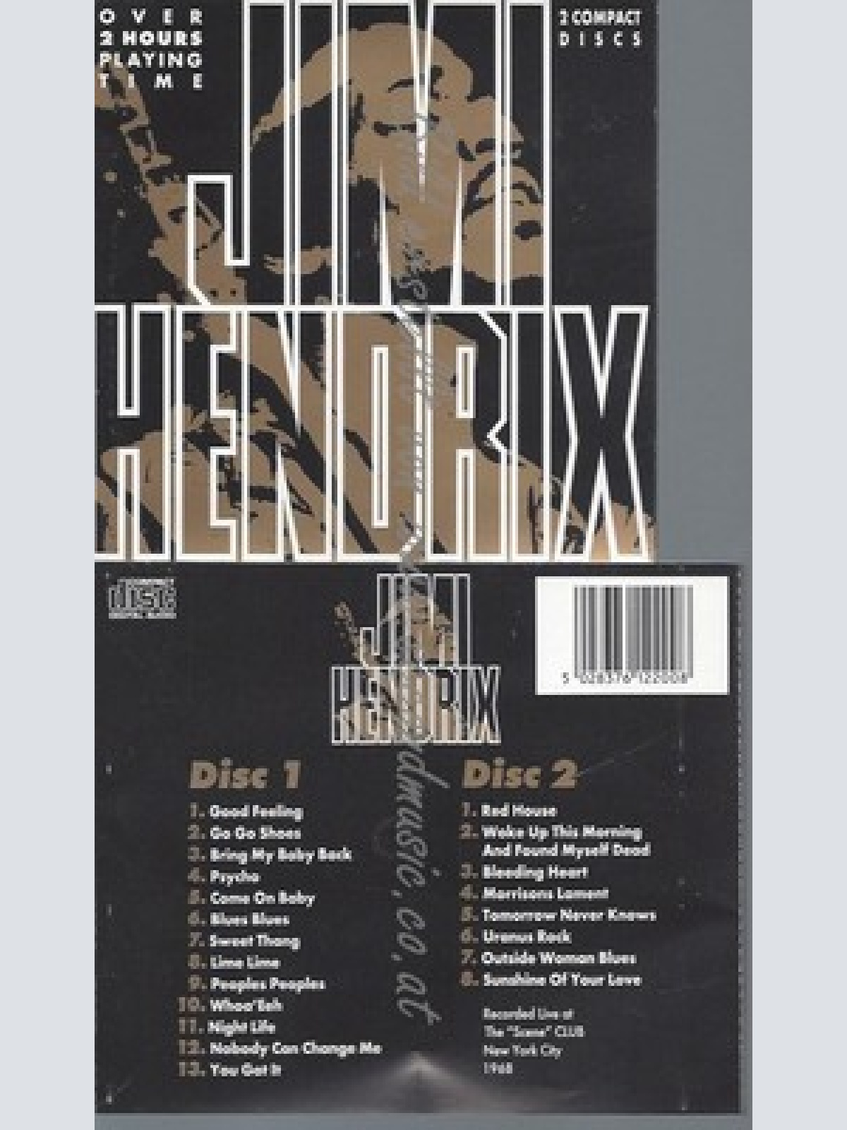 CD--JIMI HENDRIX -- - DOPPEL-CD -- JIMI HENDRIX