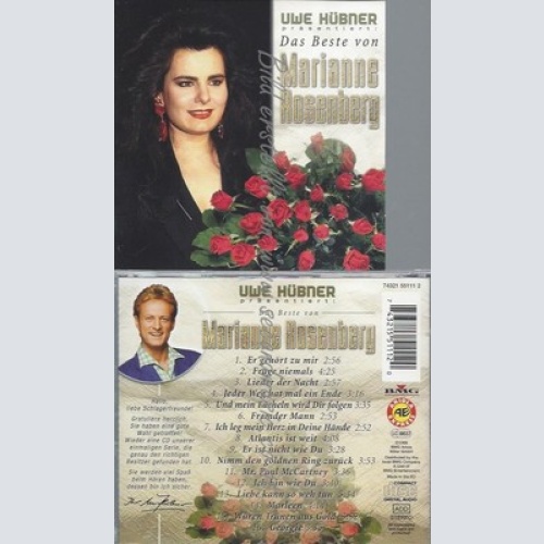CD--MARIANNE ROSENBERG / MARIANNE ROSENBERG -- -- DAS BESTE