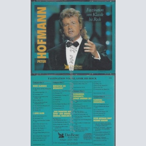 CD--READERS DIGEST--PETER HOFMANN--FASZINATION VONKLASSIK BIS ROCK--4CD