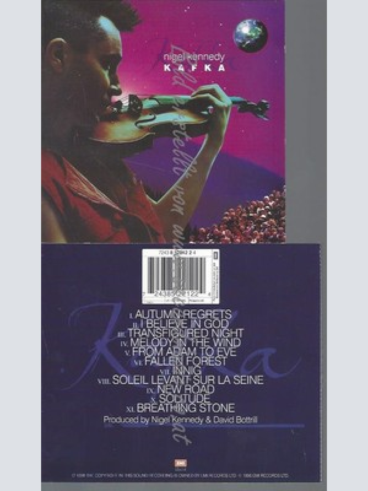 CD--NIGEL KENNEDY UND NIGEL KENNEDY -KOMPONIST- -- -- KAFKA